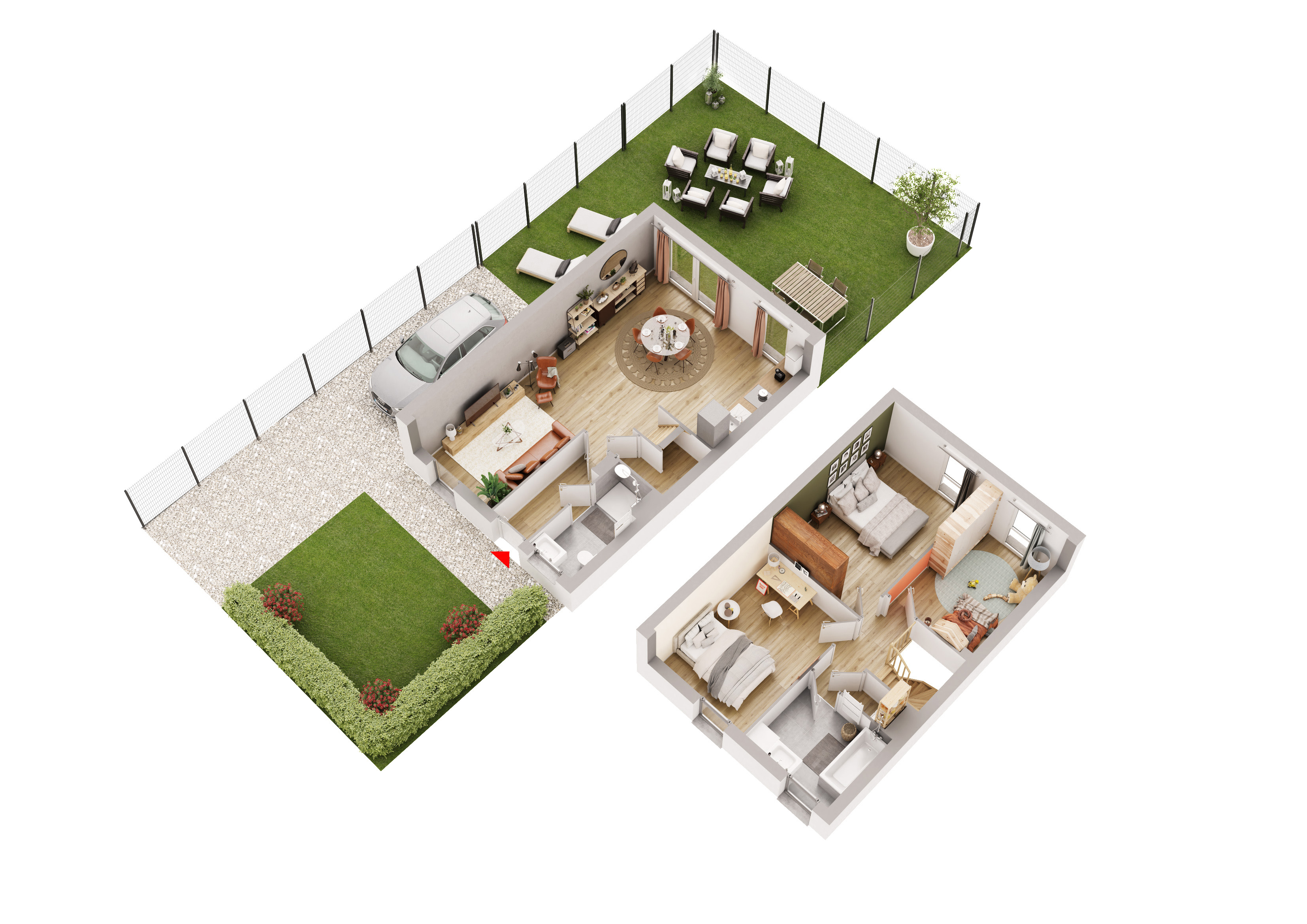 Maisons de 2 à 3 chambres Fresnes sur escaut - Les Rivages